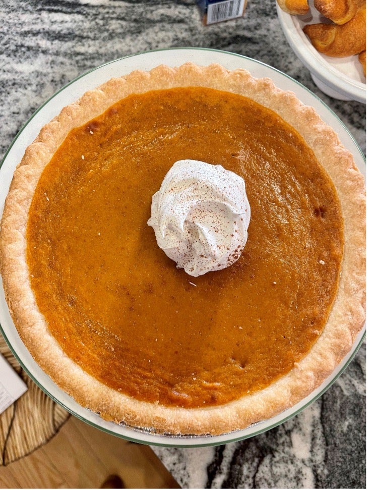 Wellsley Farms bakery fresh pumpkin pie